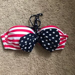 American flag bikini top